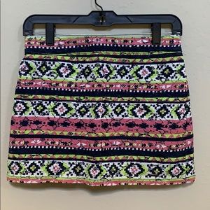 Hollister printed mini skirt